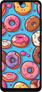 Силіконовий чехол Пончики для Xiaomi Redmi A5 4G - 6318u-3926 изображение 