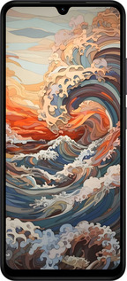 Силиконовый чехол Арт волны для Xiaomi Redmi A5 4G - 6324u-3926 изображение 