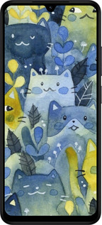 Силиконовый чехол С изображением кошачьего леса для Xiaomi Redmi A5 4G - 6447u-3926 изображение 
