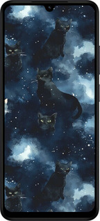 Силіконовий чехол Зображення котиків з темною аквареллю для Xiaomi Redmi A5 4G - 6521u-3926 изображение 