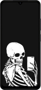 Силиконовый чехол Скелет делает Selfie для Xiaomi Redmi A5 4G - 6535u-3926 изображение 