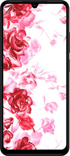 Силиконовый чехол Нарисованные розы для Xiaomi POCO C71 4G - 724u-4146 изображение 