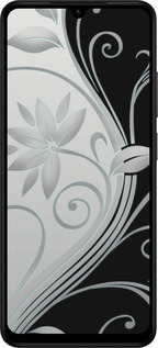 Силіконовий чехол Квіти на чорно-білому фоні для Xiaomi POCO C71 4G - 840u-4146 изображение 