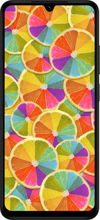 Силиконовый чехол Разноцветные дольки лимона для Xiaomi POCO C71 4G - 861u-4146 изображение 