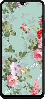 Силиконовый чехол Цветочные обои 2 для Xiaomi POCO C71 4G - 862u-4146 изображение 