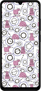 Силиконовый чехол Смешные коты для Xiaomi Redmi A5 4G - 907u-3926 изображение 