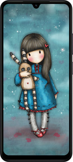 Силіконовий чехол Дівчинка з зайчиком для Xiaomi Redmi A5 4G - 915u-3926 изображение 