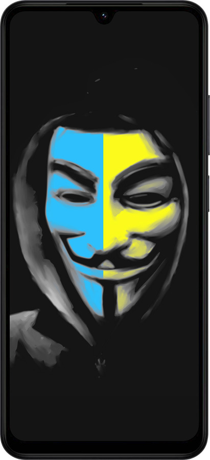 Силиконовый чехол Украинский анонимус для Xiaomi Redmi A5 4G - 1062u-3926 изображение 