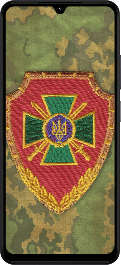 Силиконовый чехол Пограничная служба Украины для Xiaomi Redmi A5 4G - 1091u-3926 изображение 