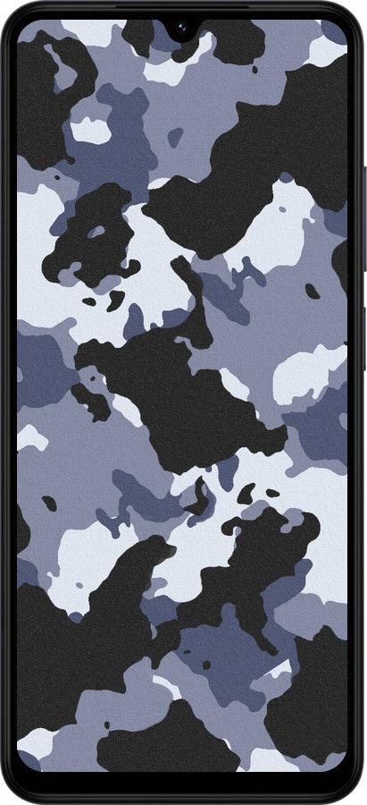 Силиконовый чехол Камуфляж v4 для Xiaomi POCO C71 4G - 1182u-4146 изображение 