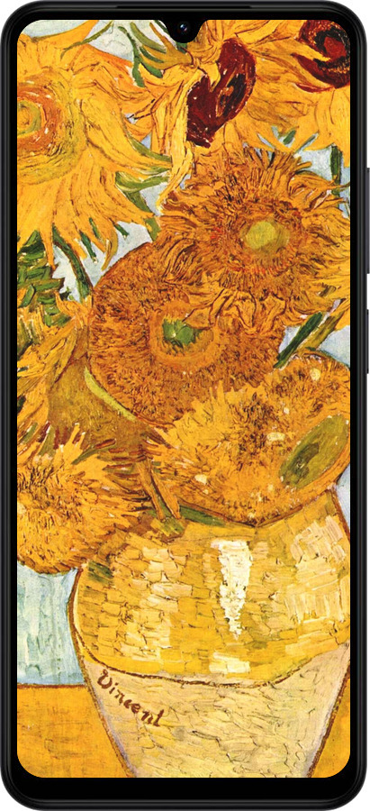 Силиконовый чехол Винсент Ван Гог. Подсолнухи для Xiaomi Redmi A5 4G - 162u-3926 изображение 