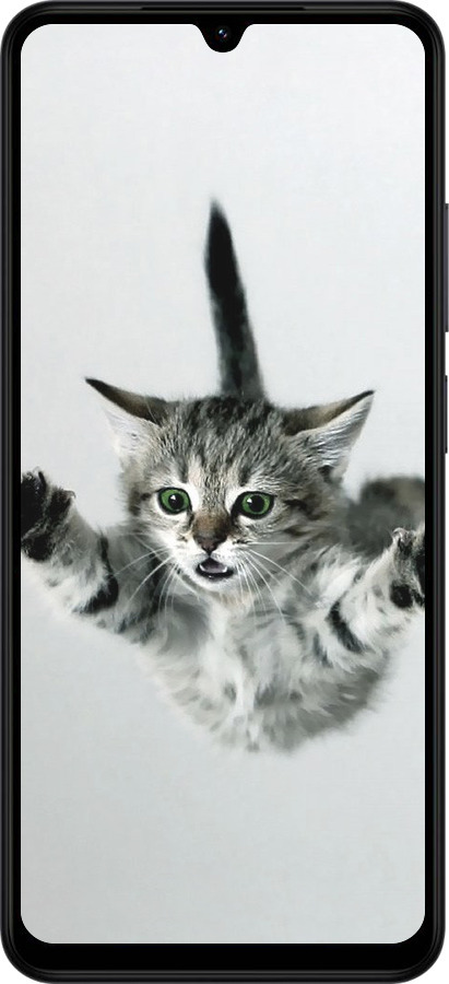 Силиконовый чехол Летящий котёнок для Xiaomi Redmi A5 4G - 2322u-3926 изображение 