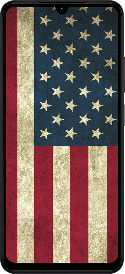 Силіконовий чехол Прапор США для Xiaomi POCO C71 4G - 395u-4146 изображение 