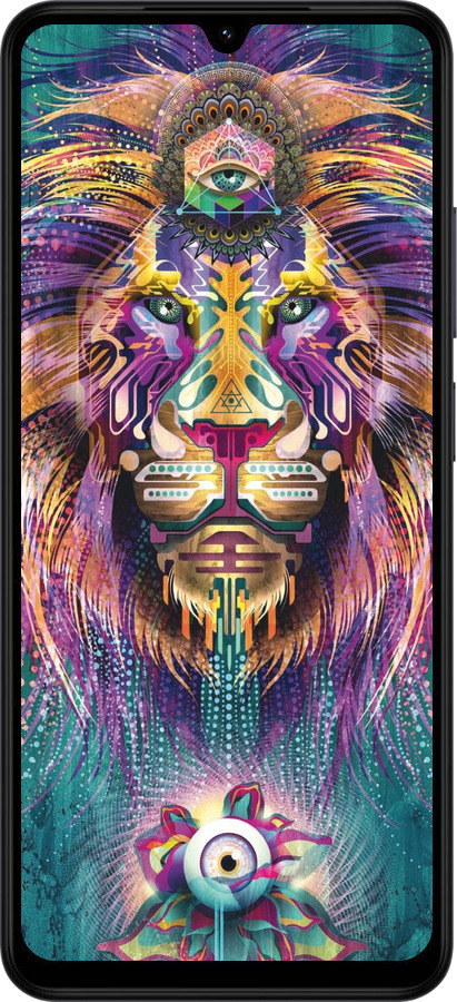 Силиконовый чехол Люминесцентный лев для Xiaomi Redmi A5 4G - 4037u-3926 изображение 