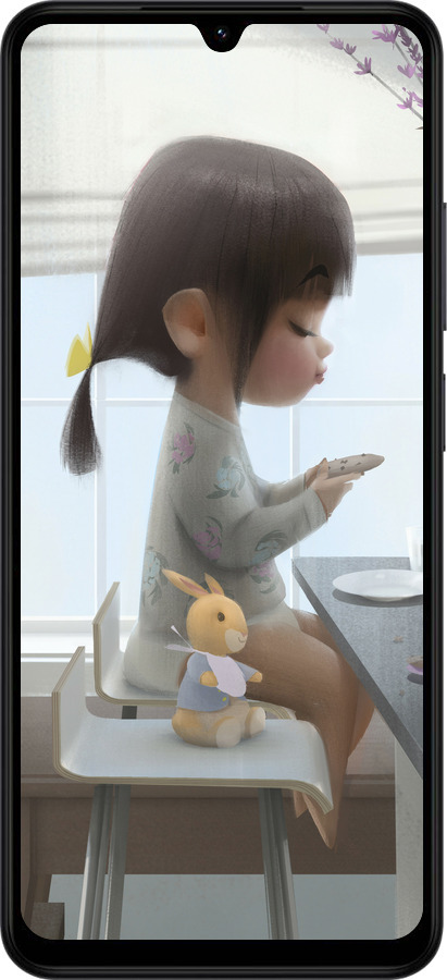 Силіконовий чехол Мила дівчинка з зайчиком для Xiaomi Redmi A5 4G - 4039u-3926 изображение 