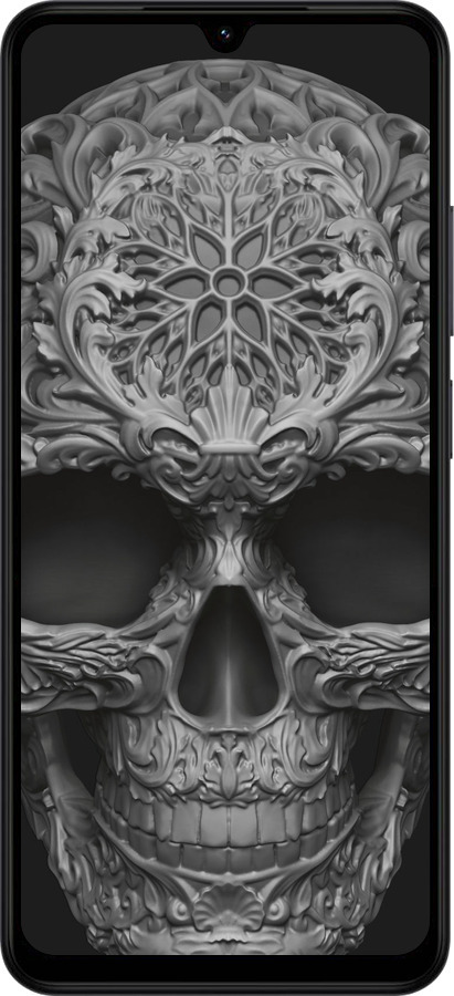 Силиконовый чехол skull-ornament для Xiaomi Redmi A5 4G - 4101u-3926 изображение 