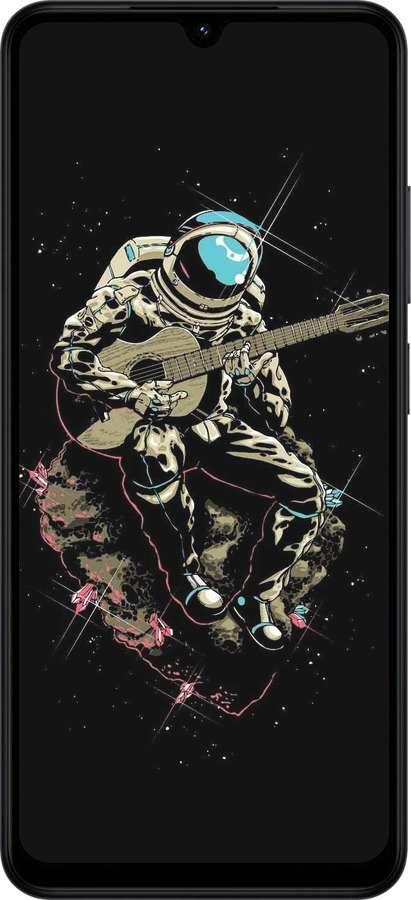 Силіконовий чехол Космонавт с гітарою для Xiaomi Redmi A5 4G - 4138u-3926 изображение 