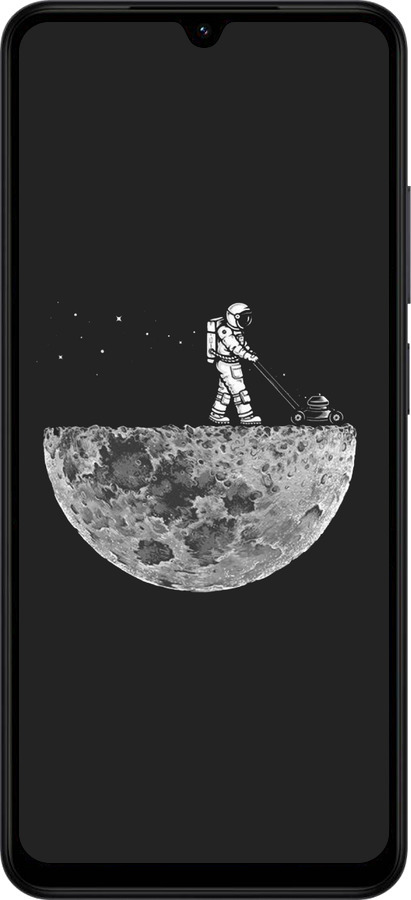 Силиконовый чехол Moon in dark для Xiaomi Redmi A5 4G - 4176u-3926 изображение 