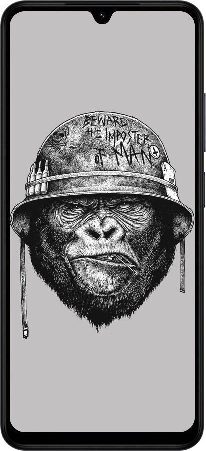 Силіконовий чехол military monkey для Xiaomi Redmi A5 4G - 4177u-3926 изображение 