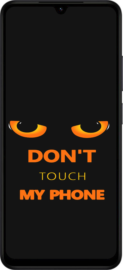 Силиконовый чехол Don't touch the phone для Xiaomi Redmi A5 4G - 4261u-3926 изображение 