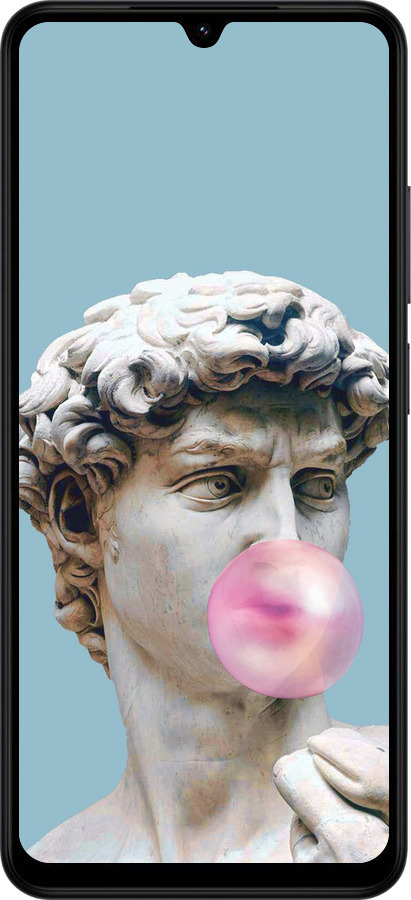 Силиконовый чехол Микеланджело для Xiaomi Redmi A5 4G - 4500u-3926 изображение 