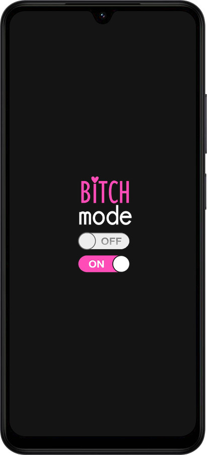 Силиконовый чехол Bitch mode для Xiaomi Redmi A5 4G - 4548u-3926 изображение 