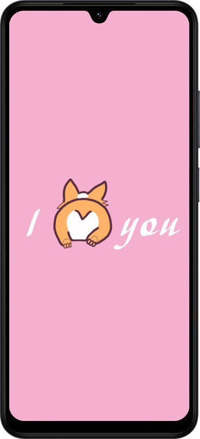 Силиконовый чехол Люблю1 для Xiaomi Redmi A5 4G - 4587u-3926 изображение 