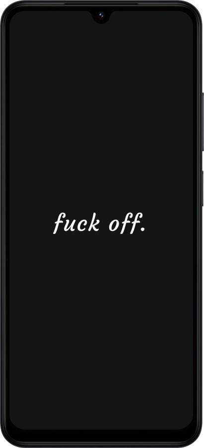 Силиконовый чехол Fuck off для Xiaomi Redmi A5 4G - 4731u-3926 изображение 