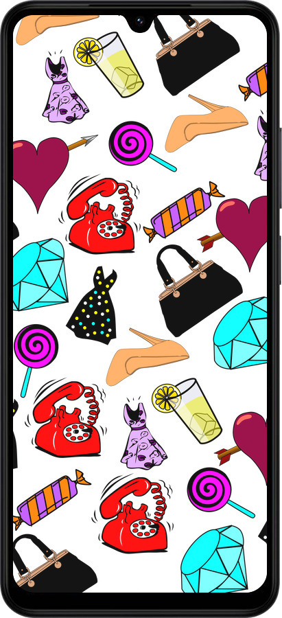 Силиконовый чехол stickers для Xiaomi Redmi A5 4G - 4757u-3926 изображение 
