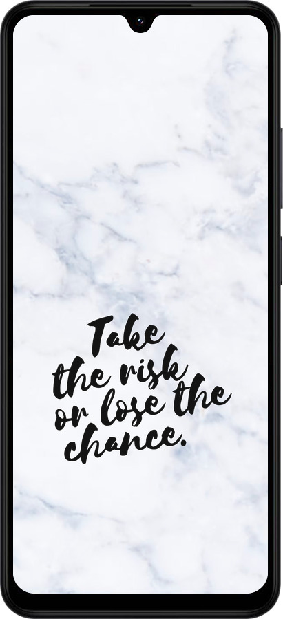 Силиконовый чехол Рискнуть или потерять шанс для Xiaomi Redmi A5 4G - 4866u-3926 изображение 