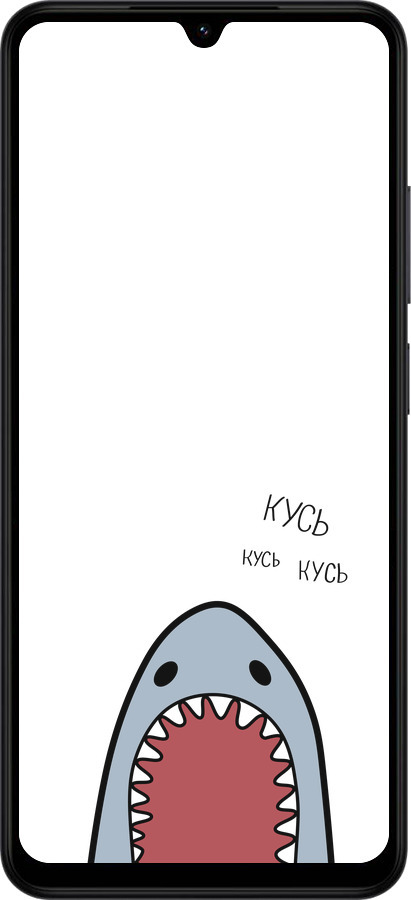 Силиконовый чехол Акула для Xiaomi Redmi A5 4G - 4870u-3926 изображение 