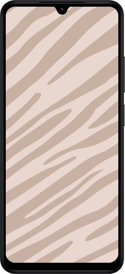 Силиконовый чехол Зебра беж для Xiaomi Redmi A5 4G - 4875u-3926 изображение 