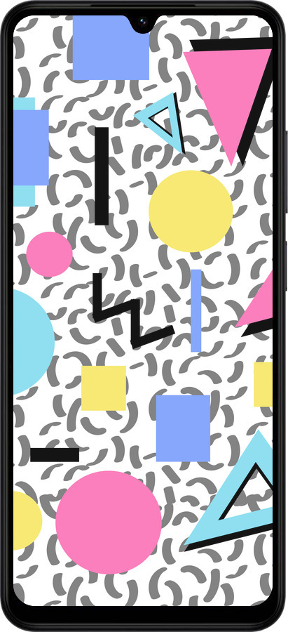 Силиконовый чехол Color shapes для Xiaomi Redmi A5 4G - 4893u-3926 изображение 