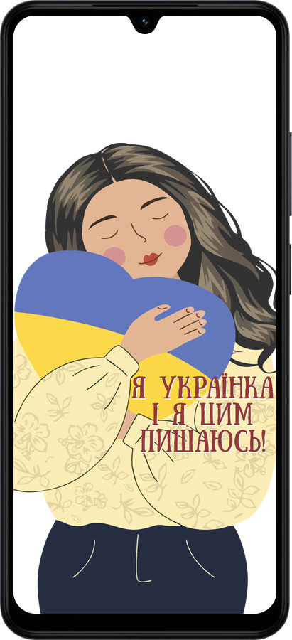 Силіконовий чехол Українка v2 для Xiaomi Redmi A5 4G - 5264u-3926 изображение 