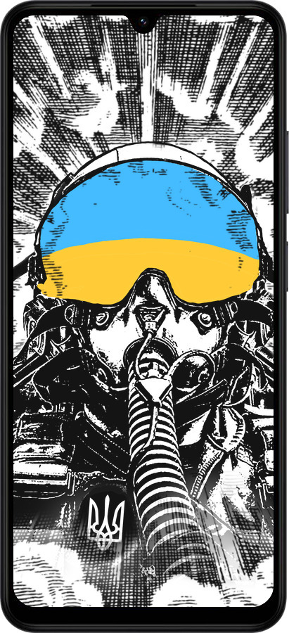 Силиконовый чехол Призрак Киева v3 для Xiaomi Redmi A5 4G - 5307u-3926 изображение 