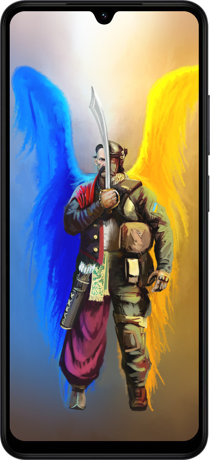 Силиконовый чехол Воин-Ангел для Xiaomi Redmi A5 4G - 5317u-3926 изображение 