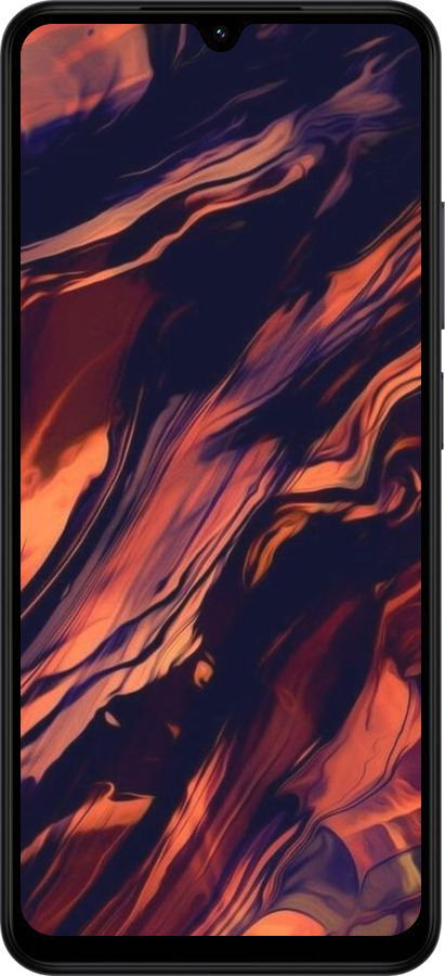 Силіконовий чехол Чорно-помаранчева абстракція для Xiaomi Redmi A5 4G - 5340u-3926 изображение 