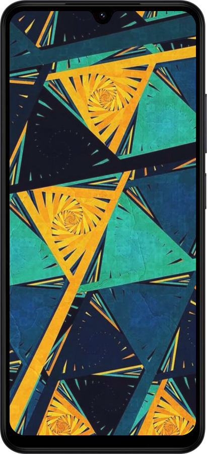 Силіконовий чехол Арт, абстракція, жовтий, синій для Xiaomi Redmi A5 4G - 5382u-3926 изображение 