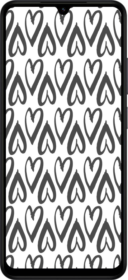 Силіконовий чехол Серця v2 для Xiaomi Redmi A5 4G - 5497u-3926 изображение 