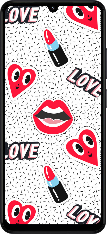 Силіконовий чехол Стікери v3 для Xiaomi Redmi A5 4G - 5502u-3926 изображение 