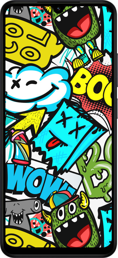 Силіконовий чехол Стікери v4 для Xiaomi Redmi A5 4G - 5508u-3926 изображение 