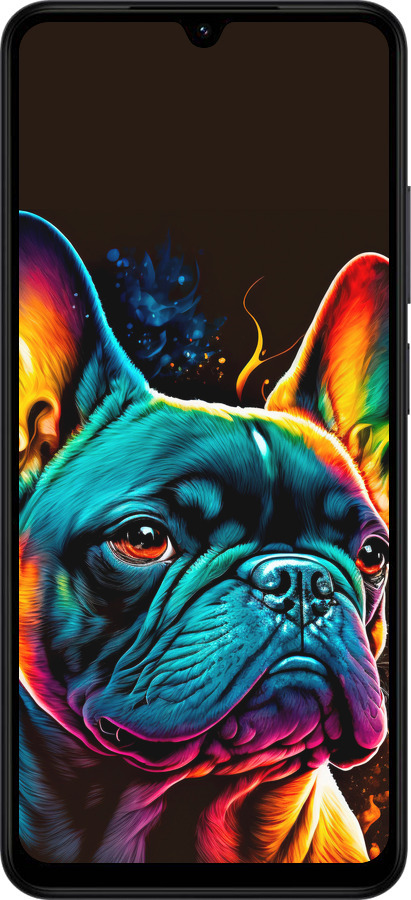 Силиконовый чехол Яркий бульдог для Xiaomi Redmi A5 4G - 5547u-3926 изображение 