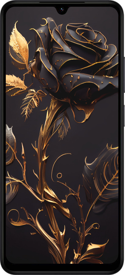 Силиконовый чехол Роза 3 для Xiaomi Redmi A5 4G - 5552u-3926 изображение 