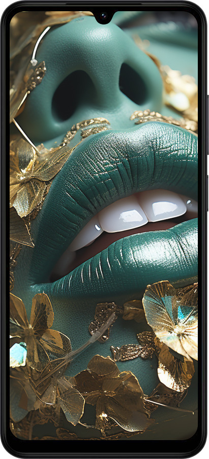 Силиконовый чехол Губы 2 для Xiaomi Redmi A5 4G - 5667u-3926 изображение 