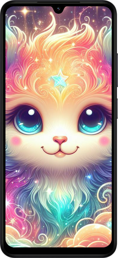 Силиконовый чехол Сказочный котенок для Xiaomi Redmi A5 4G - 5813u-3926 изображение 