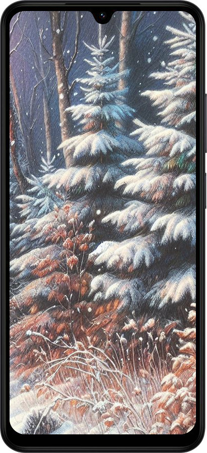 Силиконовый чехол Зимний пейзаж для Xiaomi Redmi A5 4G - 5814u-3926 изображение 