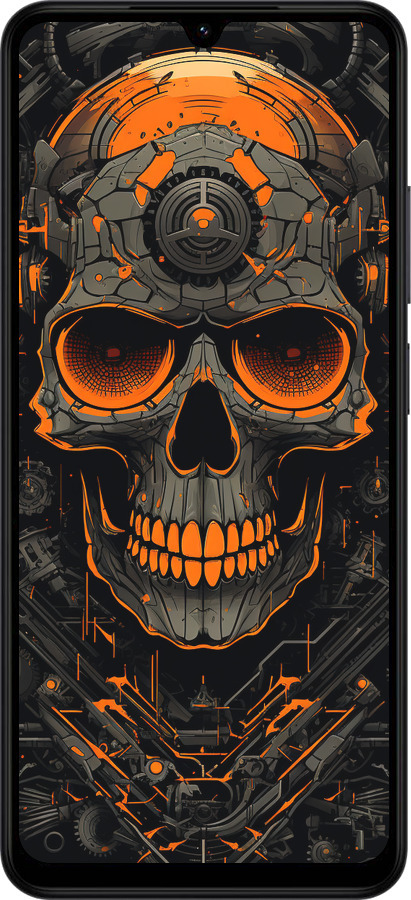 Силиконовый чехол Череп для Xiaomi Redmi A5 4G - 5952u-3926 изображение 