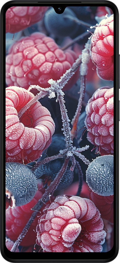 Силиконовый чехол Морозные ягоды для Xiaomi POCO C71 4G - 6033u-4146 изображение 