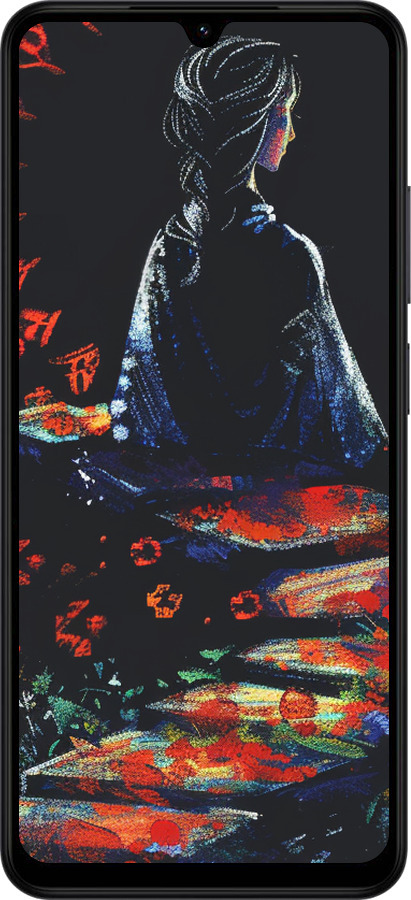 Силіконовий чехол Мрійлива дівчина для Xiaomi Redmi A5 4G - 6042u-3926 изображение 