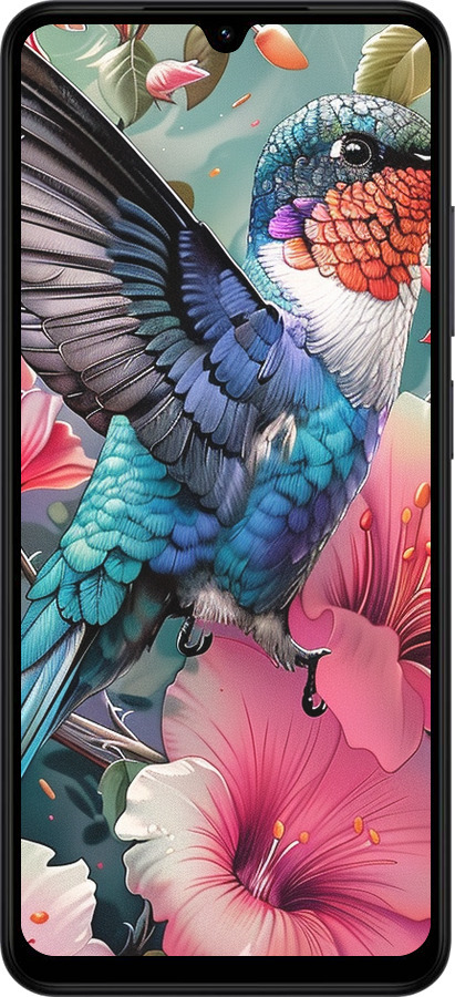 Силиконовый чехол Сказочная колибри для Xiaomi Redmi A5 4G - 6051u-3926 изображение 